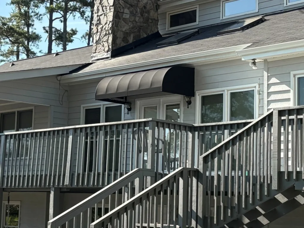 Residential Fabric Awning Roll-Front Convex