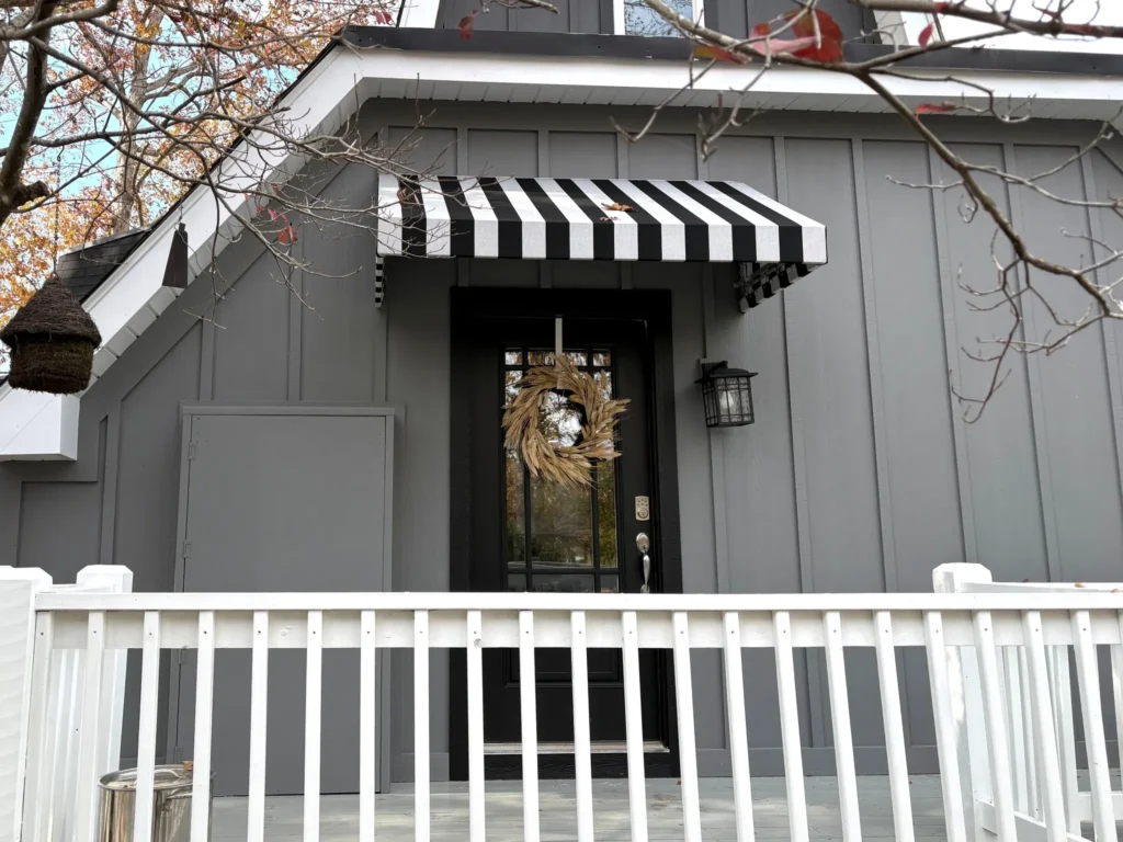 Residential Fabric Awning Traditional Banner